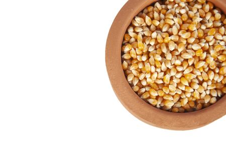 corn seeds in the plateの写真素材