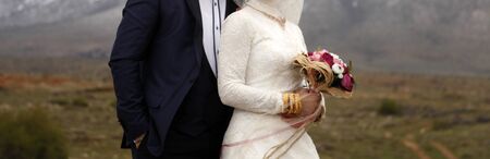 bride and groom before wedding