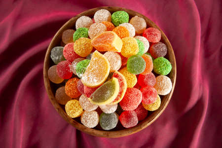 multicolor delicious Turkish delight traditional