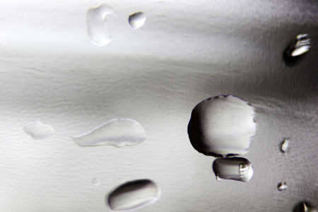 water drops on glass texture background