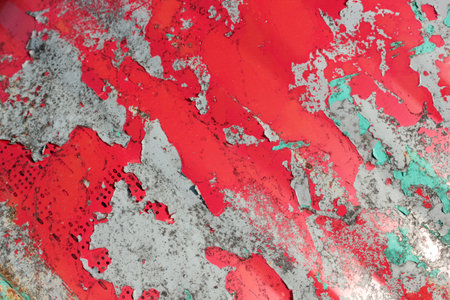 Empty rusty barrel. Abstract, background, textured.