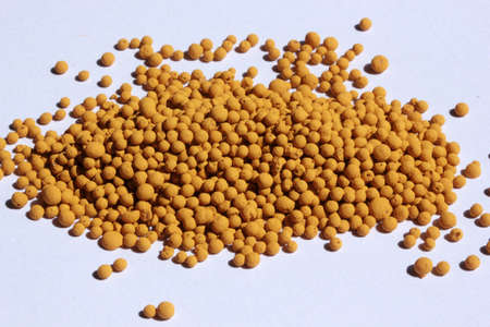 powder food colors on a white background