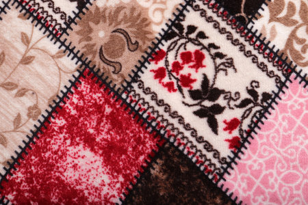 close-up carpet sample texture backgroundの写真素材