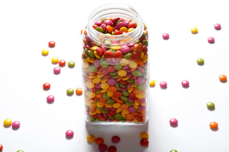 Colorful candies. Isolated on white background