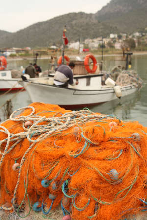 fishing boats on the sea shoreの写真素材