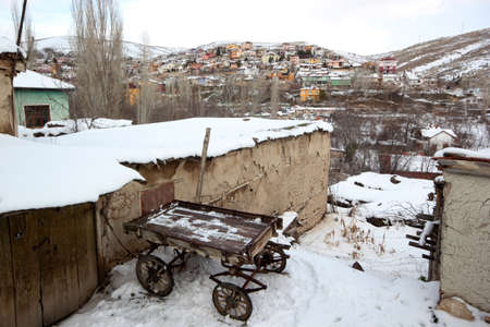 old carriage Meram Konya Turkey.の写真素材