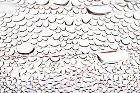 water drops on plastic bottleの写真素材