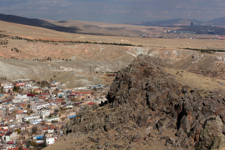 The historical Sille neighborhood and the city of Konya.