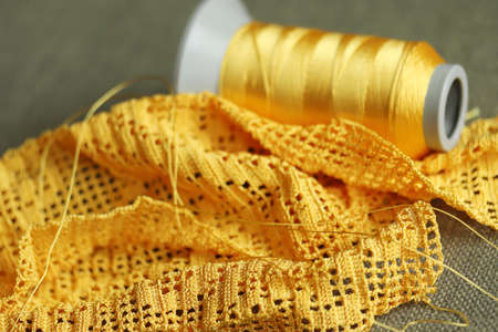 lace yarn and handmade lace