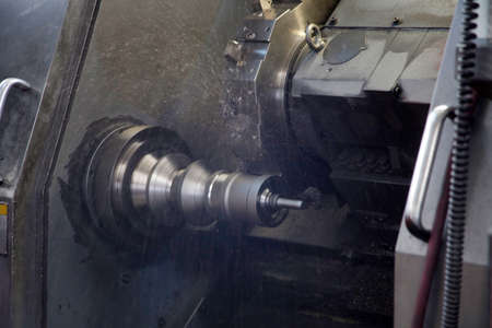 Industrial CNC Machine. metalworking