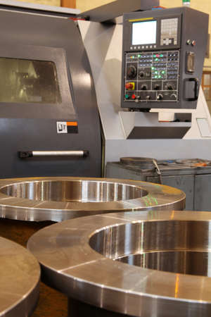 cnc machine and new stainless steel cylinder