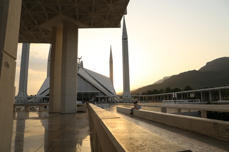 View of Islamabad landmarks and margalla hills.のeditorial素材