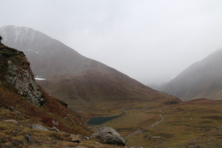 Amazing view of Beautiful Rati Gali lakeの写真素材