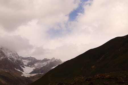 Panoramic view of the mountainsの写真素材