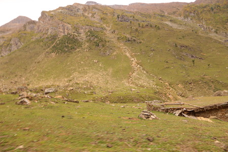 View of big mountains in kashmirの写真素材