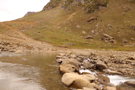 River in the mountainsの写真素材