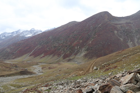 landscape in the mountainsの写真素材