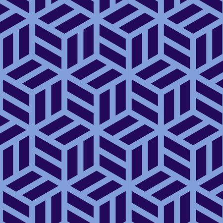 Simple abstract cube shape, repeated pattern for poster, banner and brochure.のイラスト素材