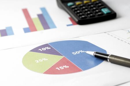Business Analysis report for annual reportの写真素材