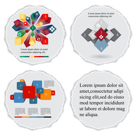 infographic design. presentationのイラスト素材