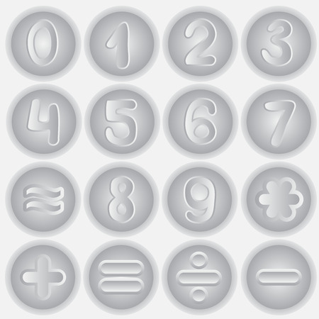 number set drawing. info graphics element. vectorのイラスト素材