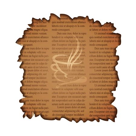 newspaper textureのイラスト素材