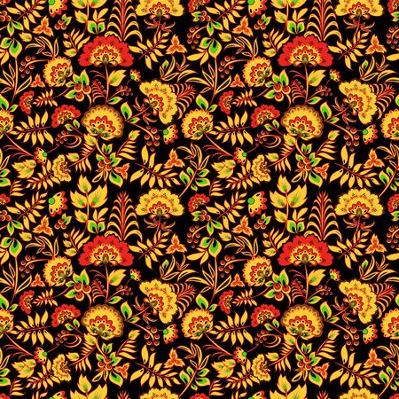 seamless russian pattern. background. vectorのイラスト素材