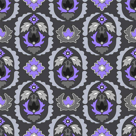 seamless paisley pattern.orient or russia design. vector illustrationのイラスト素材