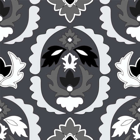 seamless paisley pattern.orient or russia design. vector illustrationのイラスト素材