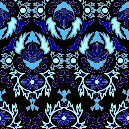 seamless paisley pattern.orient or russia design. vector illustrationのイラスト素材