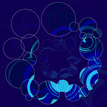 abstract blue background. banner designのイラスト素材
