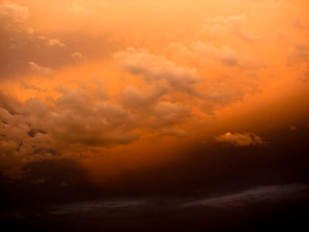 colorful dramatic sky with clouds at sunset.Sky background.Sky with clouds at sunset.