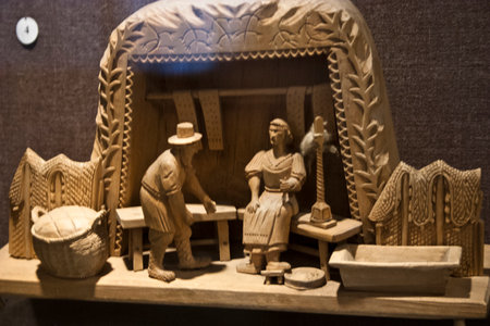 Souvenirs of the ancient Russian civilization in the museum.の写真素材