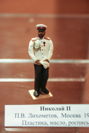 Miniature soldiers in the museum of military historyの写真素材