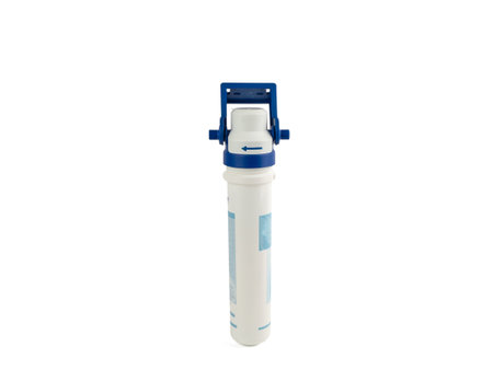 Water purification filter isolated on white background. Water filter on white.の写真素材