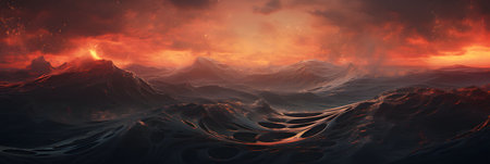 abstraction of flow background.の素材