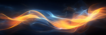 energy ray flow background Beautiful glow flare and spark.の素材