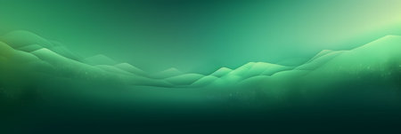 abstract green gradient color background.の素材