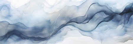 marble abstract texture waves ink painting texture background.の素材