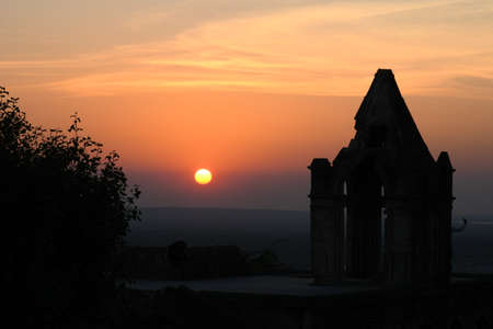 Roha fort, Gujarat Historic place of India, Indian historical placeの写真素材