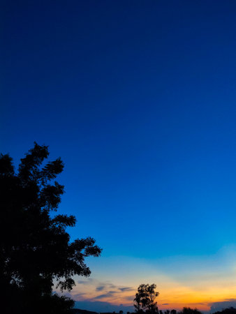 Sunset sky for background, Abstract nature background
