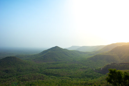 A perfect beauty from the height of jam gate of indore, madhya pradesh, india.の写真素材