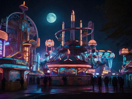 Universal Studios Japan (USJ). According to 2014 Theme Index Global Attraction Attendance Report, USJ is ranked fifth among the top 25 amusement parks worldwide.の素材