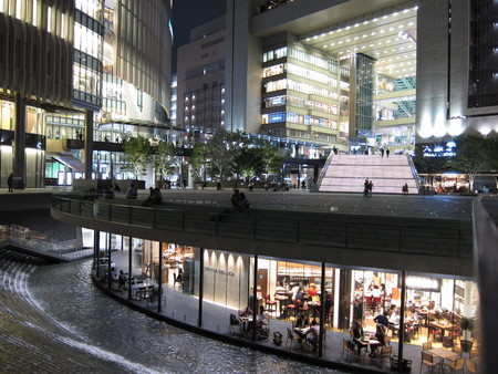 Osaka at nightのeditorial素材
