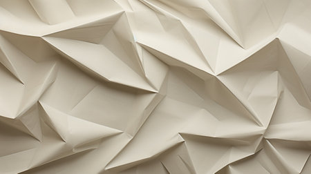 close up of crumpled paper texture background, origami styleの素材