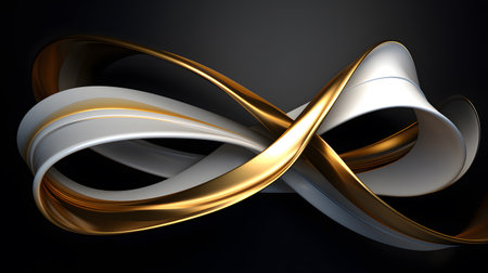 3d illustration of abstract geometric composition,digital artwork for creative graphic designの素材
