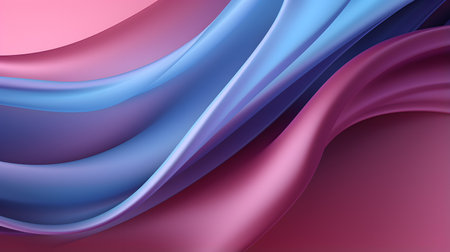abstract background of colored silk or satin with some smooth folds in itの素材
