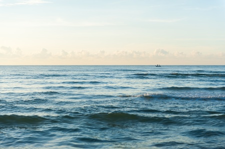 Boat in the sea Thailandの写真素材