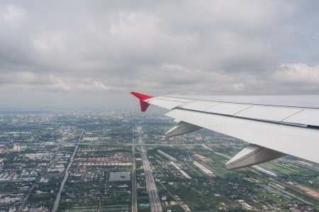 Image plane of the wingの写真素材
