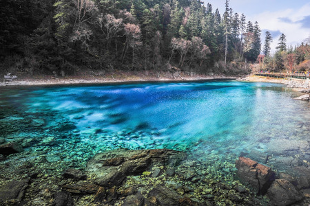 Jiuzhaigou National Parkの写真素材